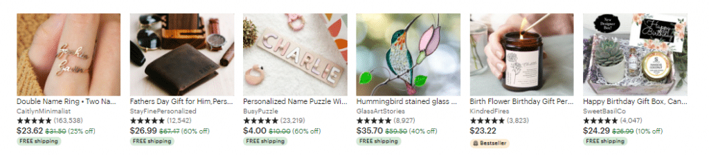 etsy reviews