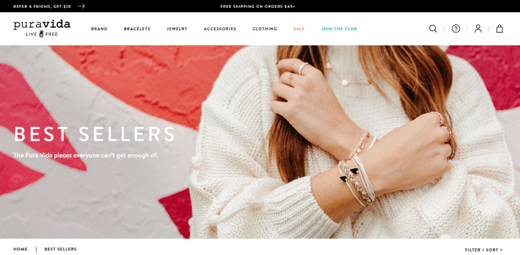 pura vida best sellers